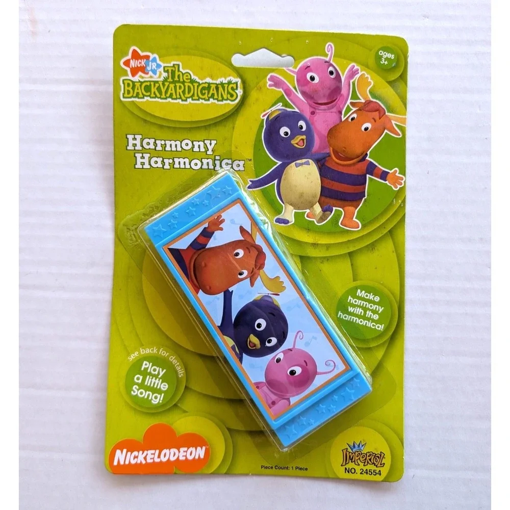Backyardigans Toy Instruments Harmony Harmonica Wonder‎ Whistle Nickelodeon 2007
